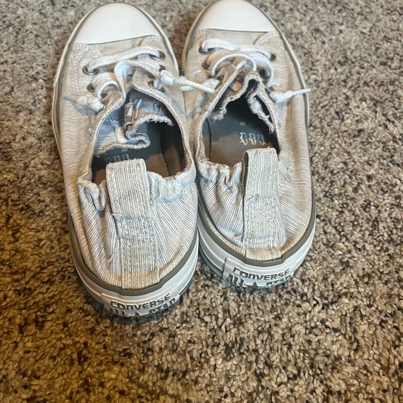 Converse Gray Sneakers Classic Slip-On Style - Picture 3 of 3